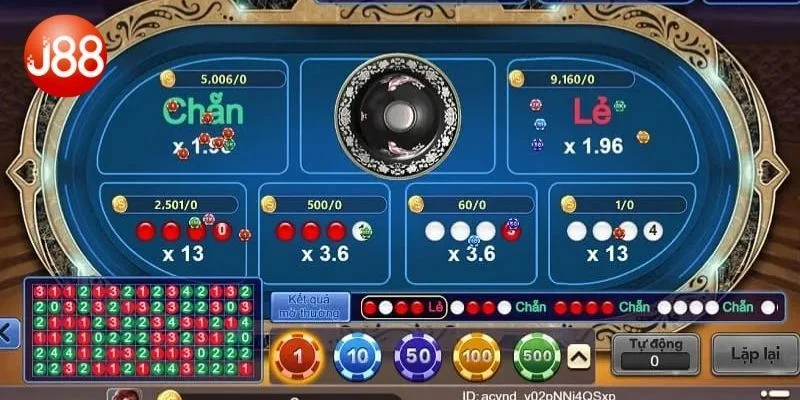 Kinh nghiệm khi tham gia xóc đĩa mini J88